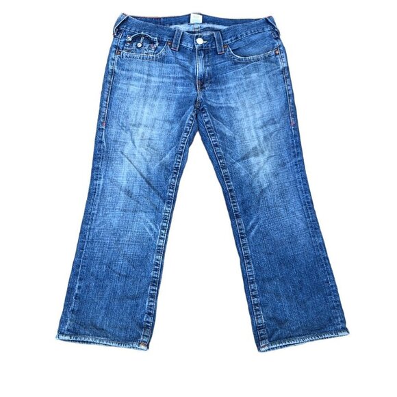 Vintage True Religion Jeans Size 34 RICKY Blue - Picture 5 of 5